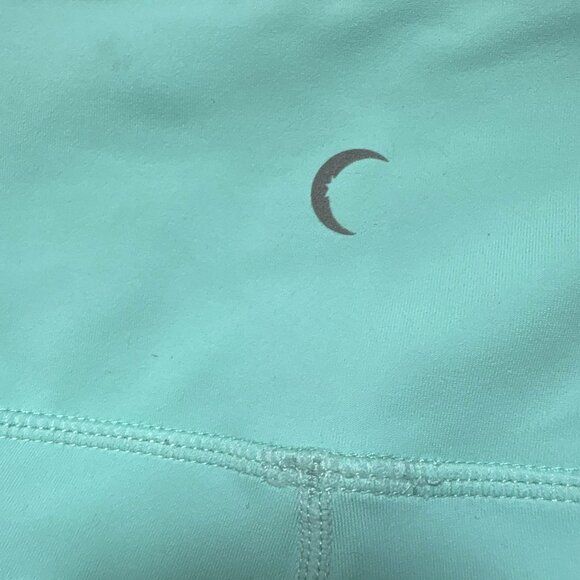 ZYIA Zip Pocket Light N Tight High Rise Crop Capri‎ Leggings Mint Green Size 4 - Picture 5 of 8